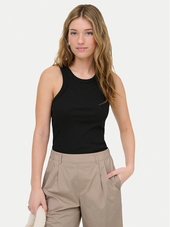 ONLY Top Val 2-Way 15371705 Czarny Slim Fit