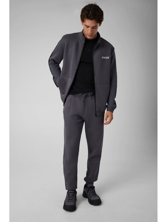 Guess Spodnie materiałowe 146279 Szary Regular Fit