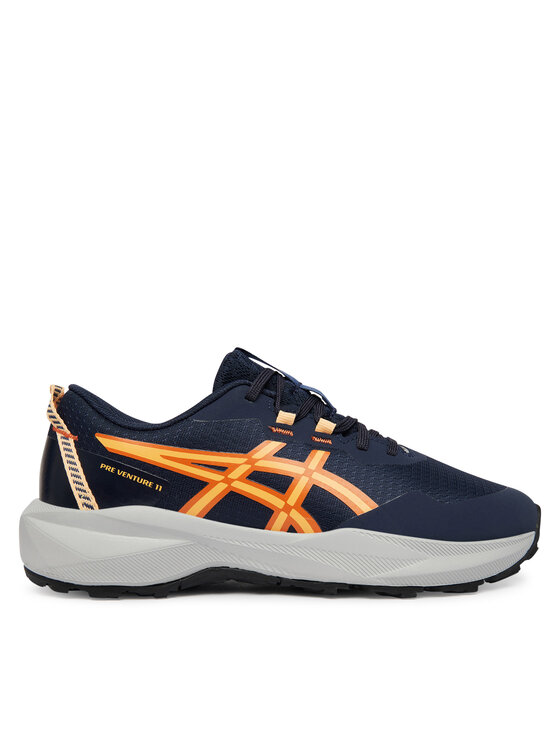 Asics Buty do biegania Pre Venture 11 Gs 1014A378 Granatowy
