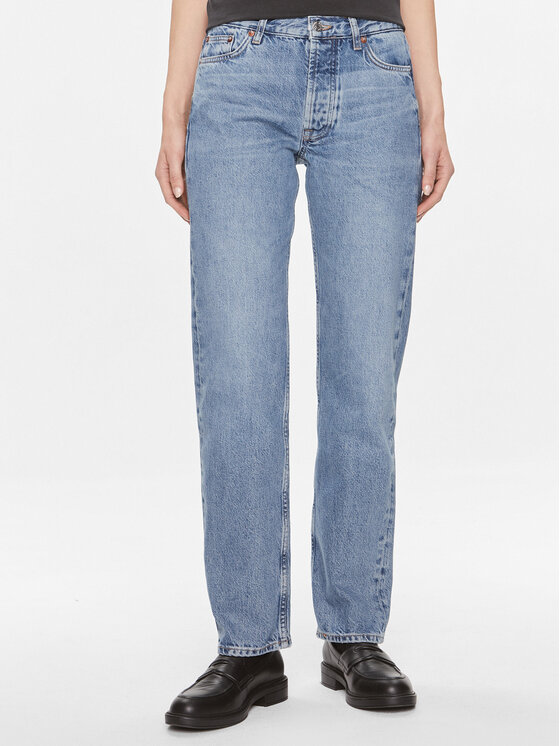 Samsøe Samsøe Jeansy Susan F23400103 Niebieski Straight Fit