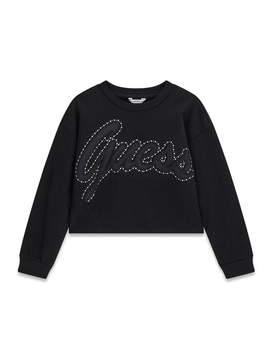 Guess Bluza J6YQ02 K4420 Czarny Regular Fit