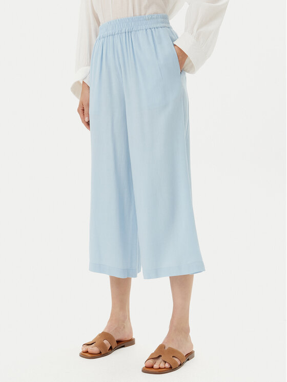 Pieces Kuloty Pia 17154737 Niebieski jasny Wide Leg