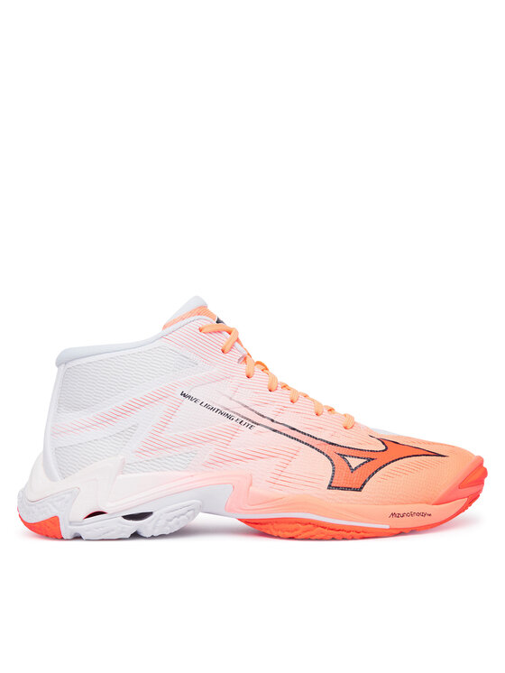 Mizuno Buty halowe Wave Lightning Elite Mid V1GA2605 Koralowy