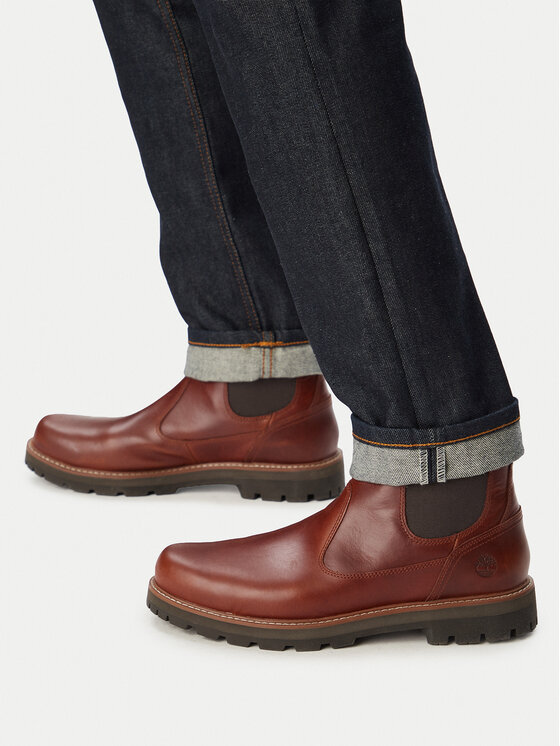 Timberland Sztyblety Britton Road Chelsea TB0A6A4WA1G1 Brązowy