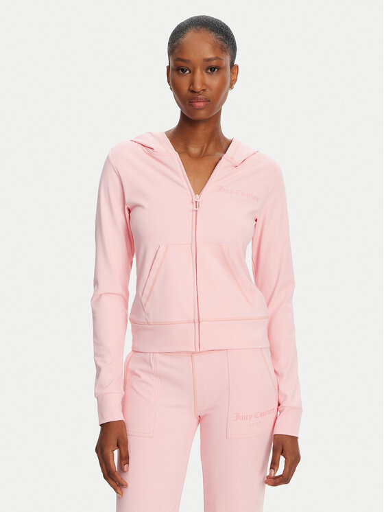 Juicy Couture Bluza Active JCSAS125401 Różowy Slim Fit