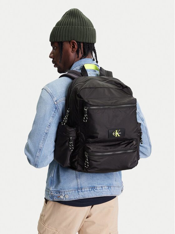 Calvin Klein Plecak Tech Utility Backpack LV04G3122G Czarny