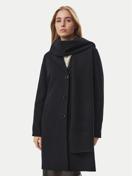 MICHAEL Michael Kors Płaszcz wełniany 77A7146M22 Czarny Regular Fit