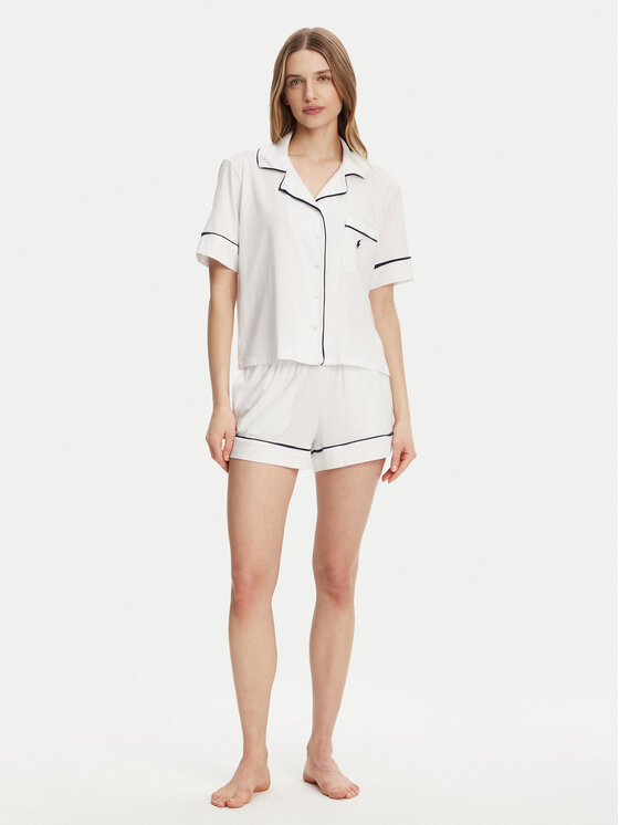 Polo Ralph Lauren Piżama 4P0231 Biały Regular Fit