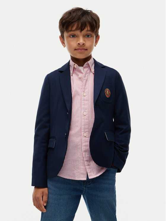 Tommy Hilfiger Marynarka Festive  KB0KB10750 Granatowy Regular Fit