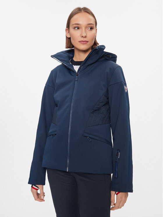 Rossignol Kurtka narciarska W Softshell Flat Jkt RLLWJ15 Granatowy Regular Fit