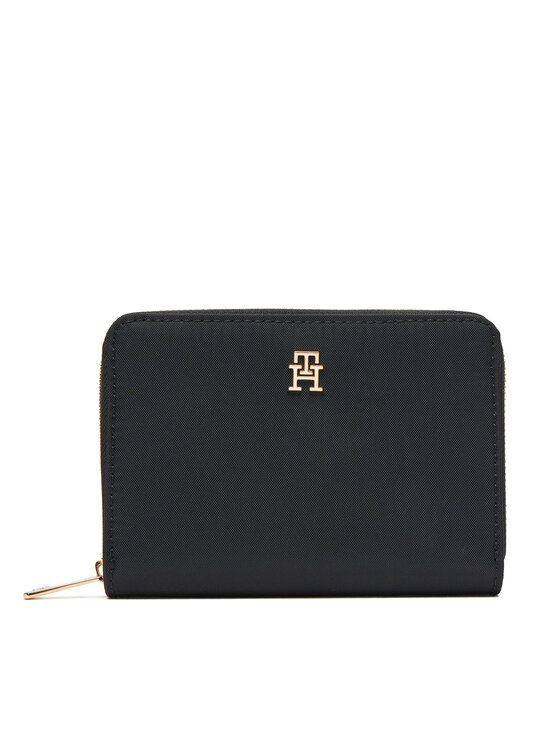 Tommy Hilfiger Portfel Th Icon Med Za Nylon AW0AW17741 Czarny
