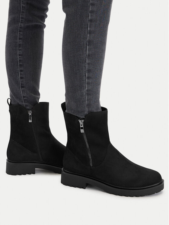 Caprice Botki 9-25414-45 Czarny