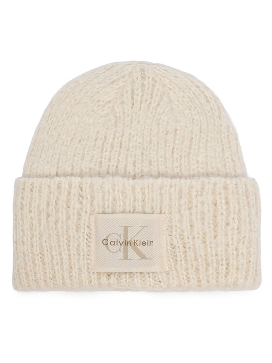 Calvin Klein Czapka LV04F8104G Kremowy