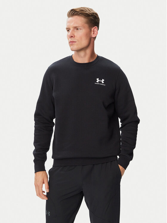 Under Armour Bluza Ua Essential 1374250 Czarny Loose Fit