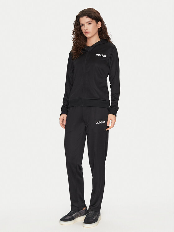 adidas Dres Essentials Linear JD2695 Czarny Slim Fit