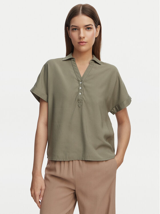 ONLY Koszula Aris 15364279 Zielony Loose Fit