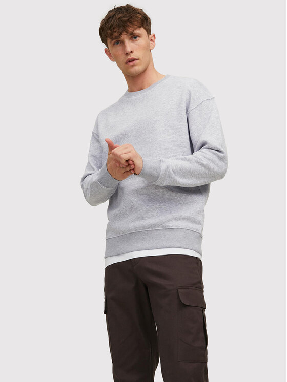 Jack & Jones Bluza Star 12208182 Szary Regular Fit