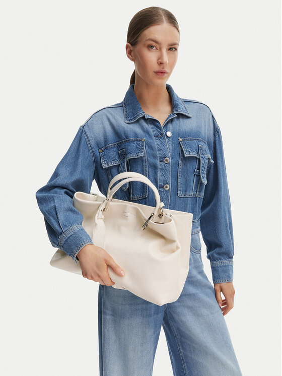 Emporio Armani Torebka EW000360 AF18673 U1070 Kremowy