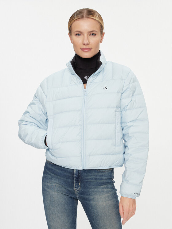 Calvin Klein Jeans Kurtka puchowa J20J222585 Niebieski Regular Fit