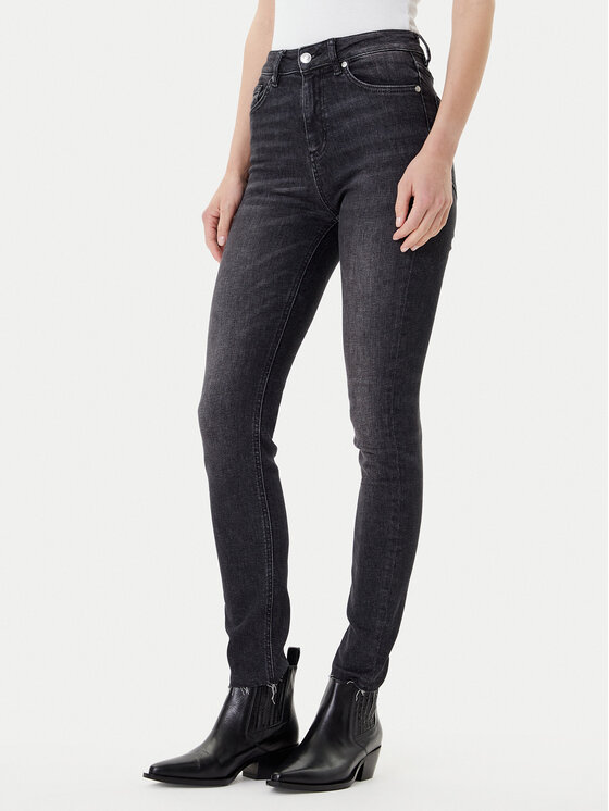 HUGO Jeansy Girali_2 50541462 Czarny Skinny Fit