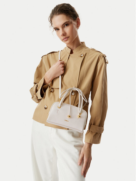 Furla Torebka Poppy Mini WE00915 BX4573 CN PNN00 Kremowy
