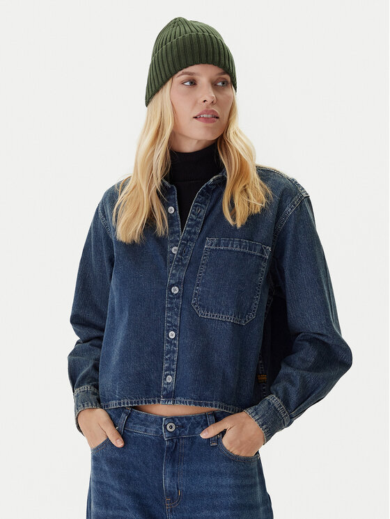 G-Star Raw Koszula jeansowa D26801-D777 Kolorowy Boxy Fit