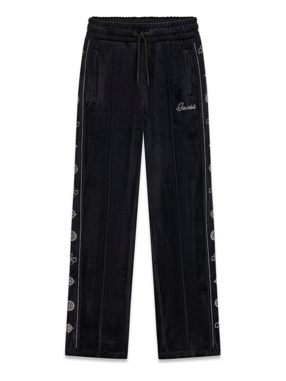 Guess Spodnie dresowe J6BB15 K7266 Czarny Regular Fit