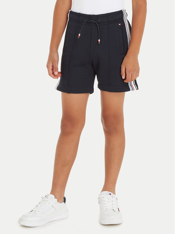 Tommy Hilfiger Szorty sportowe KB0KB08842 Granatowy Regular Fit