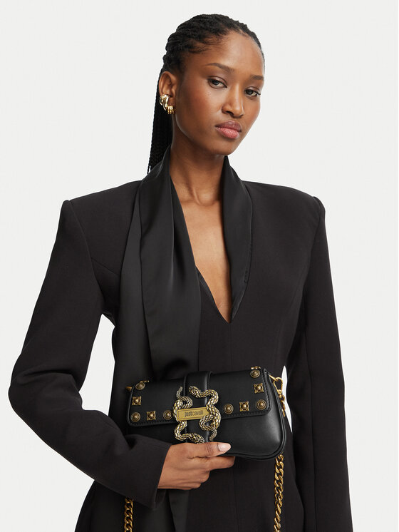 Just Cavalli Torebka Iconic Snakes 81RA4BA7 ZSE07 Czarny