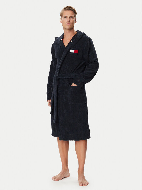 Tommy Hilfiger Szlafrok UU0UU00123 Granatowy