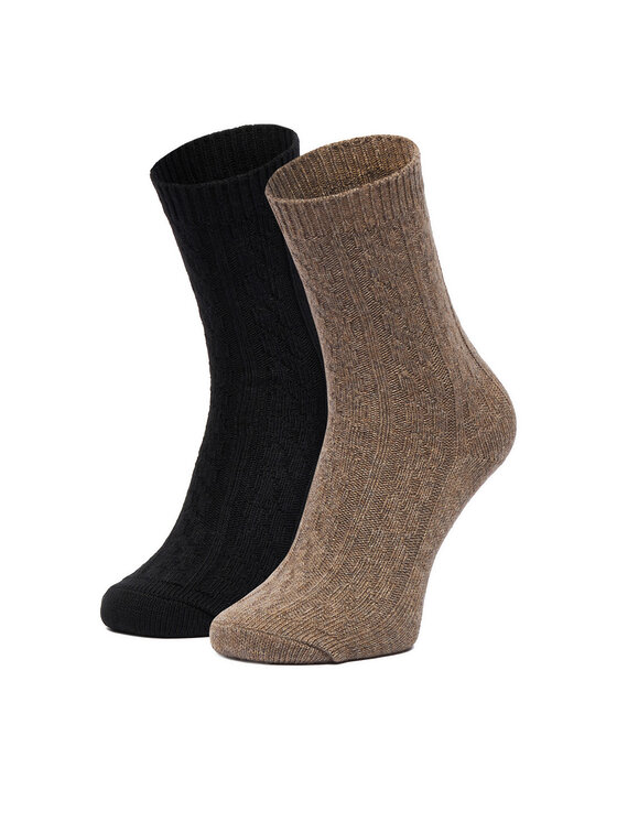 Nine West Skarpety długie CEO_LA_NW_17637_W_AW26 (2-PACK) Kolorowy