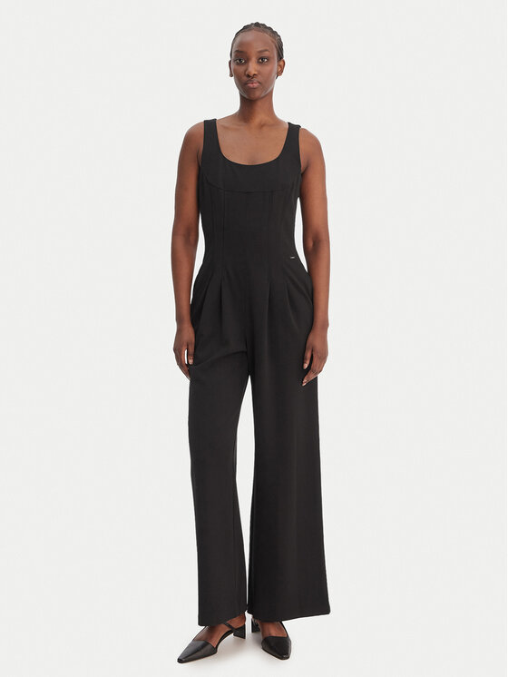 Calvin Klein Kombinezon LV044F021G Czarny Regular Fit
