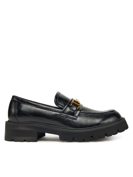 TWINSET Loafersy 252TGT080 Czarny