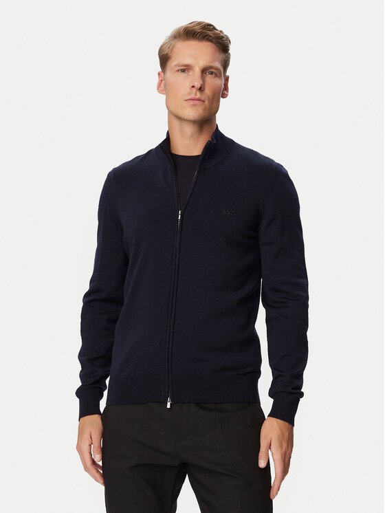 BOSS Kardigan H-Balonso-L 50571915 Granatowy Regular Fit