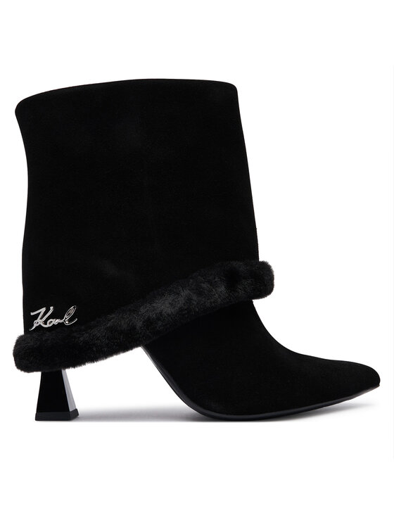 KARL LAGERFELD Botki Debutante KL32052 Czarny