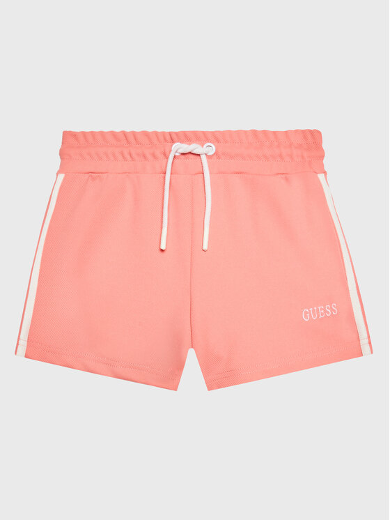 Guess Szorty sportowe J3GD20 KBO62 Różowy Relaxed Fit