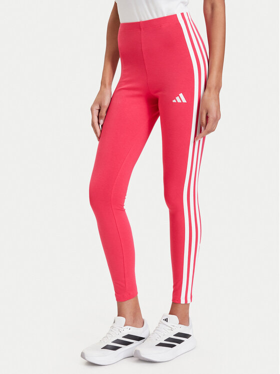 adidas Legginsy Essentials 3-Stripes KT1289 Różowy Slim Fit