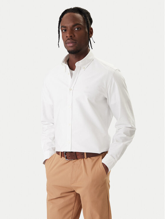 BOSS Koszula H-Liam 50555966 Biały Regular Fit