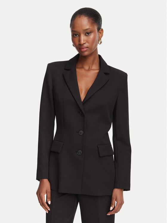 Marella Marynarka Emme by Marella Amico1 2625046251 Czarny Slim Fit