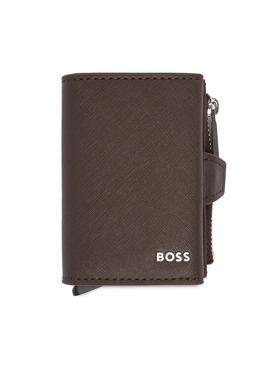 BOSS Etui na karty kredytowe Northon 50573524 Brązowy ciemny