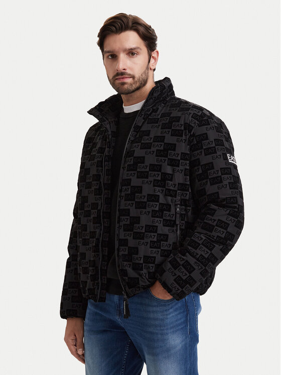 EA7 Emporio Armani Kurtka zimowa 7M002389 AF26931 UC001 Czarny Regular Fit