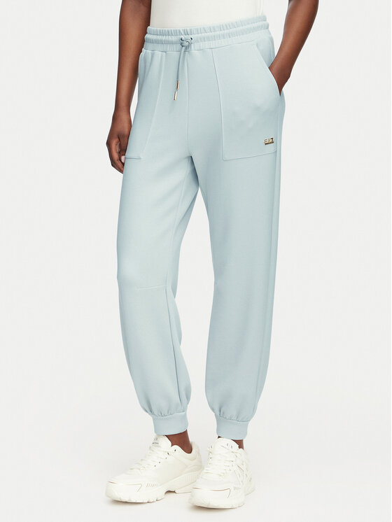 EA7 Emporio Armani Spodnie dresowe 7W000193 AF24375 U9001 Niebieski Regular Fit