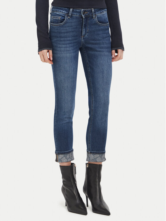 Liu Jo Jeansy UF6006 D0305 Granatowy Regular Fit