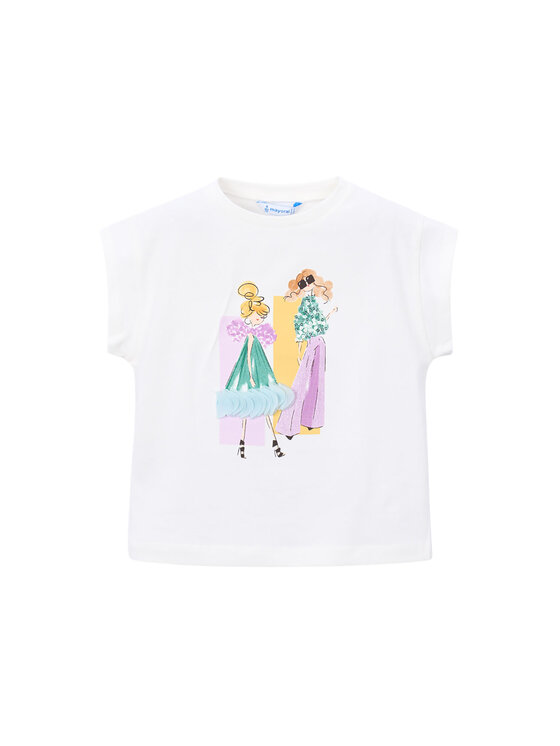 Mayoral Top 3005 Écru Regular Fit