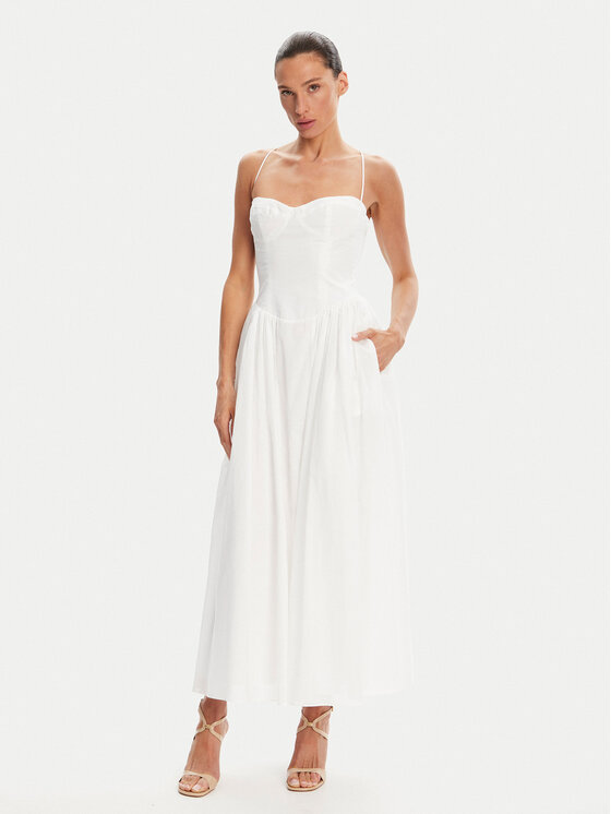 Bardot Sukienka wieczorowa Estie 59786DB Biały Regular Fit