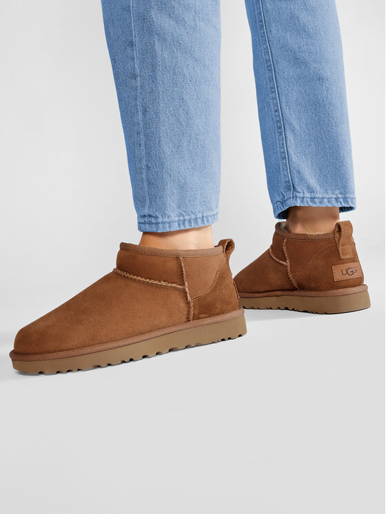 Ugg Śniegowce W Classic Ultra Mini 1116109 Brązowy