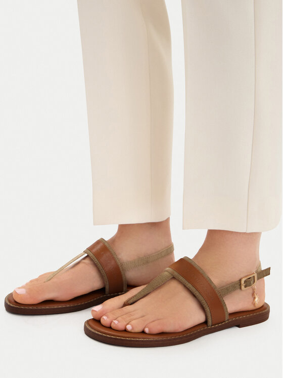 U.S. Polo Assn. Sandały EO-CASSIE001W/6TY1 Brązowy