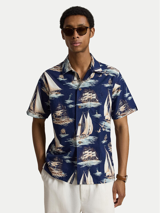 Polo Ralph Lauren Koszula 710B18631001 Granatowy Regular Fit