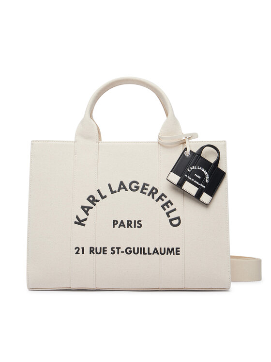 KARL LAGERFELD Torebka B4W50076 Kremowy