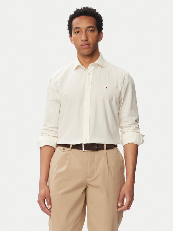Tommy Hilfiger Koszula Gmd MW0MW43298 Biały Regular Fit